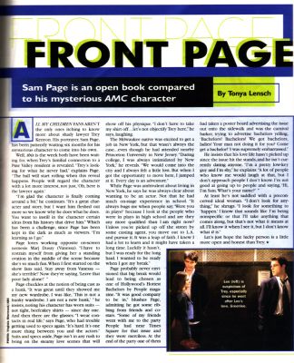 Sam Page Interview
